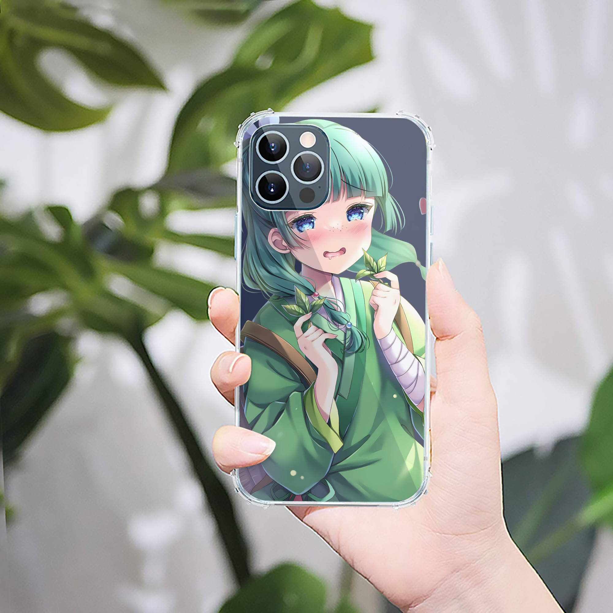 （画像用） 薬屋のひとりごと The Apothecary Diaries 【iPhone 12シリーズ対応】透明スマホケース（クリアソフトケース）